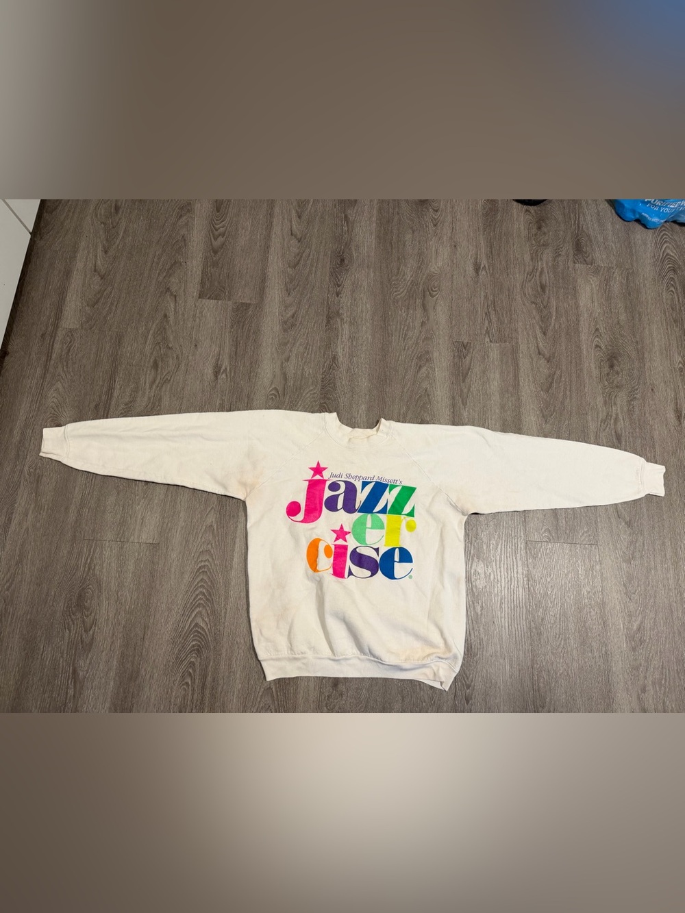 Vintage 1990's Made In USA Fruit of the Loom Jazzercise Sweatshirt Size Large